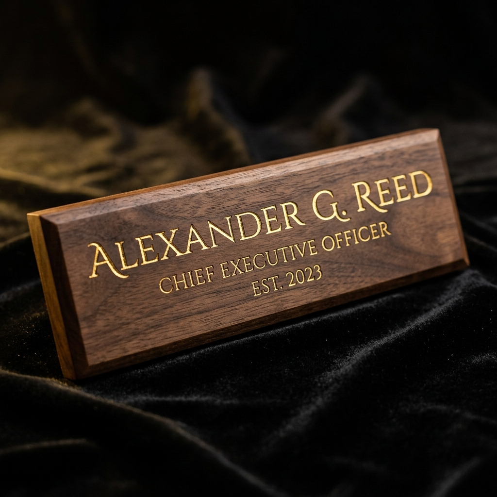 Wooden Nameplates